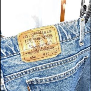 Vintage Levis 550 | Orange Tab Vintage Levis | Size 40/30